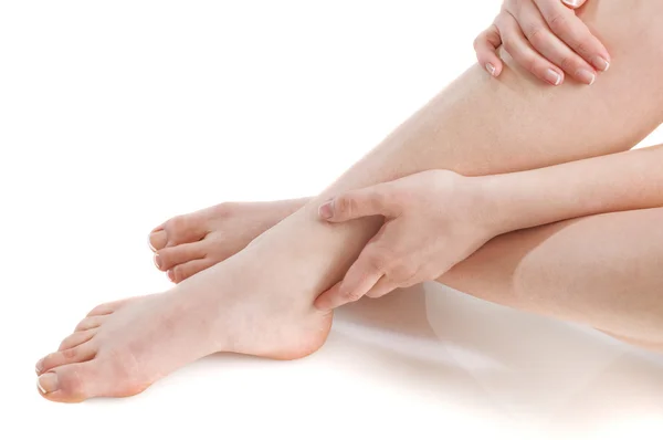 Foot massaging — Stock Photo, Image