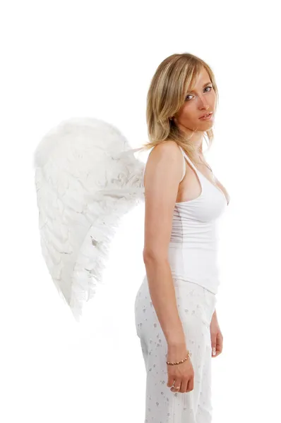 Girl-angel — Stock Photo, Image