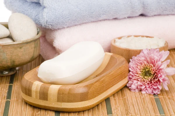 Přírodní mýdlo — Stock fotografie