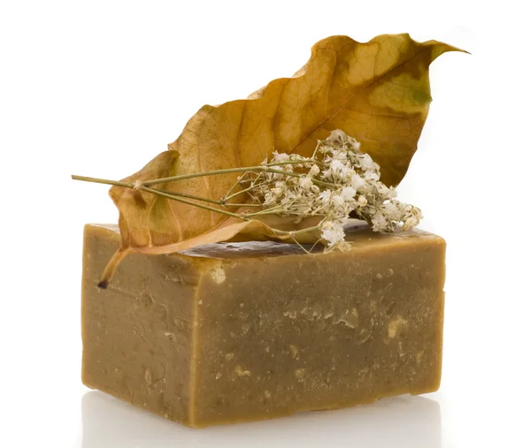 Soap with flower — Stock Photo, Image