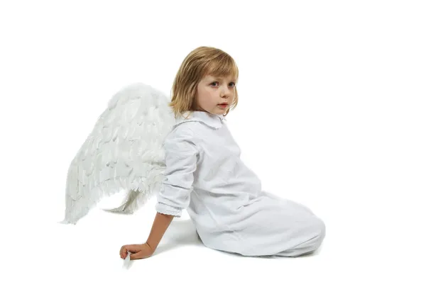 Chica con alas — Foto de Stock