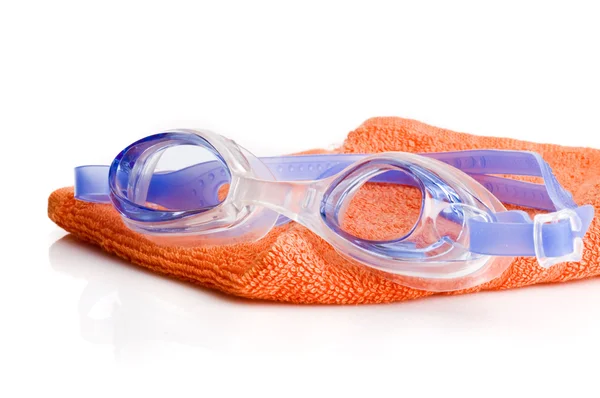 Blue swim goggles — Stock Photo, Image