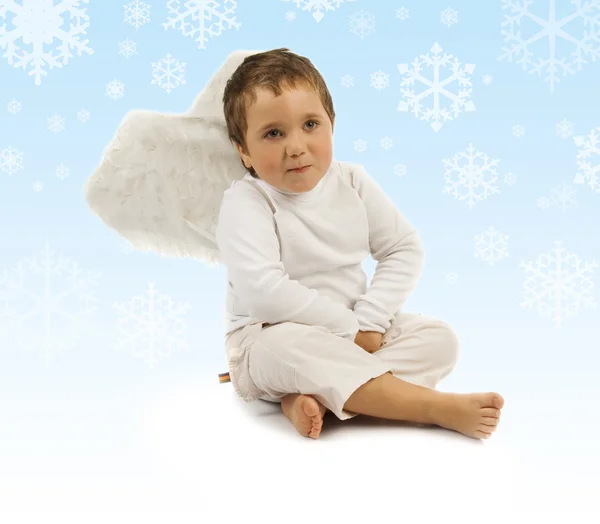 Boy with wings — Stock Photo, Image