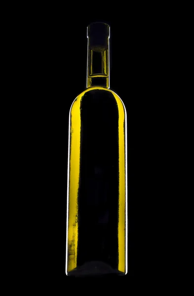 Бутылка вина изолирована — стоковое фото