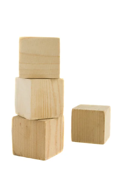 Wood cubes — Stock Photo, Image