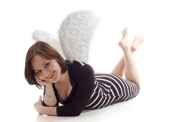 Meisje-angel — Stockfoto