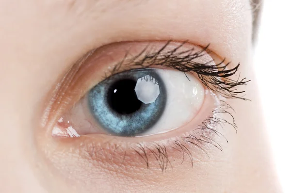 Close-up de olho verde — Fotografia de Stock