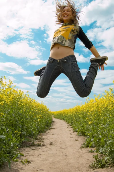 stock image Jumping for Joy