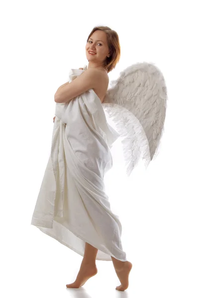 Девочка-ангел — стоковое фото