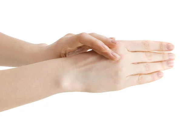 Woman's hand isolated — Stock Photo, Image