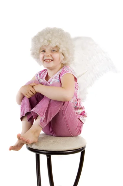 翼を持つ少女 — ストック写真