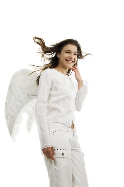 Mädchen-Engel — Stockfoto