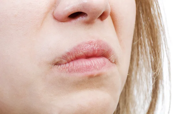 Kvinnans läppar — Stockfoto