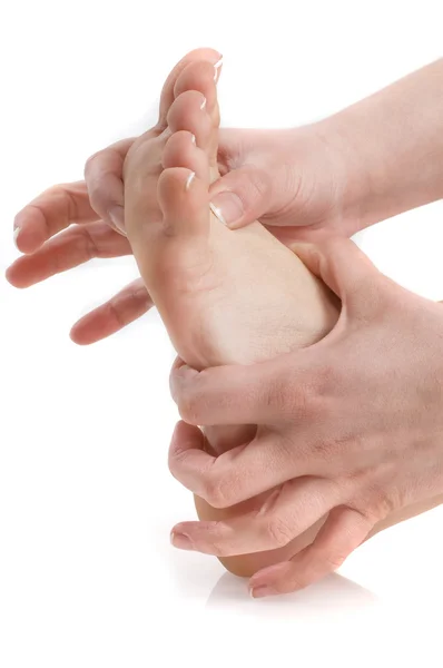 Foot massaging — Stock Photo, Image