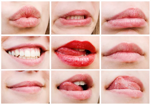 Lèvres de femme — Photo