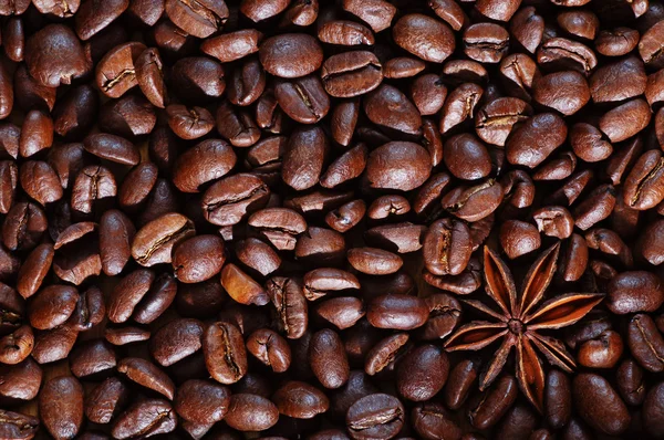 Boabe de cafea fundal — Fotografie, imagine de stoc