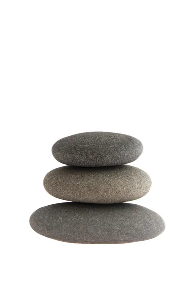 Tři vyrovnané horniny — Stock fotografie