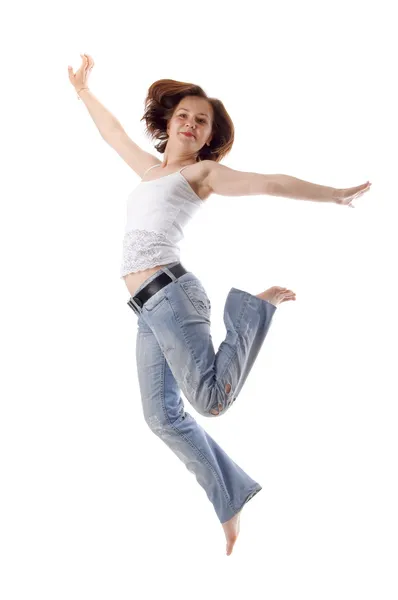 Jumping for Joy Royalty Free Stock Images