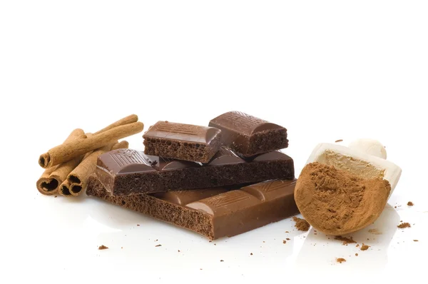 Chocolade stilleven — Stockfoto