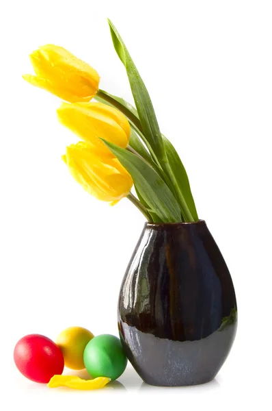 Easter eggs still life — Stock Photo, Image