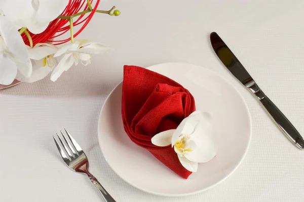 A formal place setting — Stock Photo, Image
