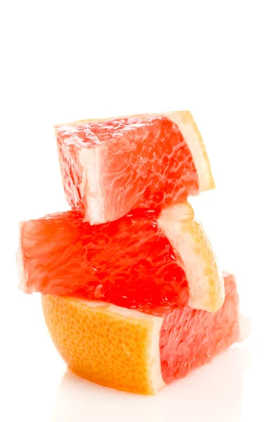 Segmenten van grapefruit — Stockfoto