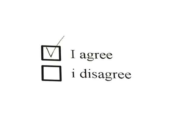 Vote for agree — Stock Photo, Image