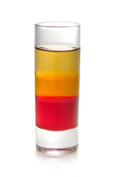 Cocktail på vit — Stockfoto