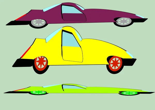 Les voitures — Image vectorielle