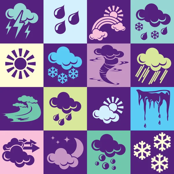 Contexte météorologique — Image vectorielle