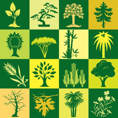 Plants background clipart