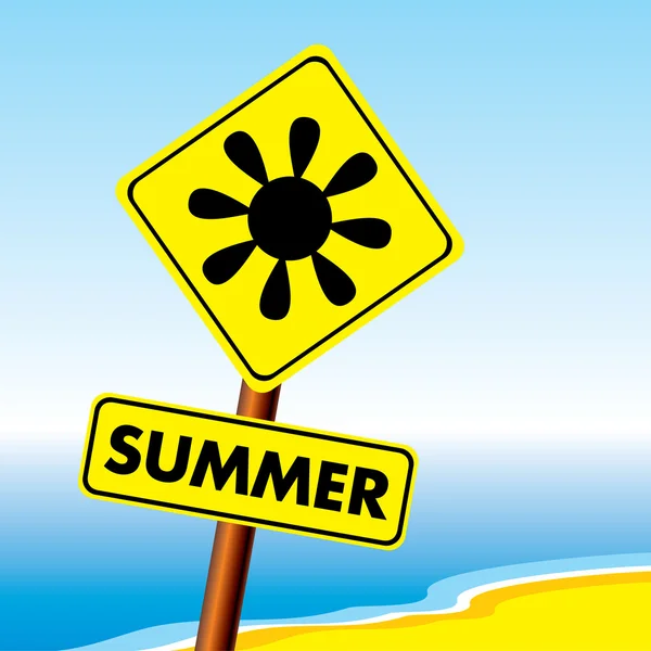 Symbole d'été — Image vectorielle