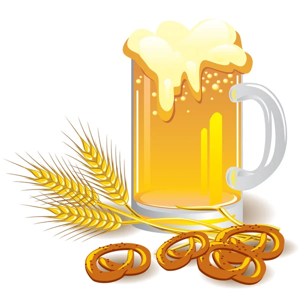 Zielone piwo — Wektor stockowy