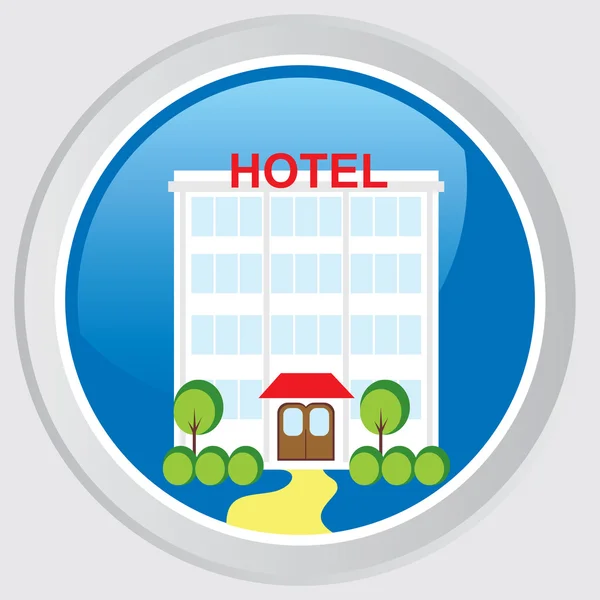 Hotel-Ikonen — Stockvektor