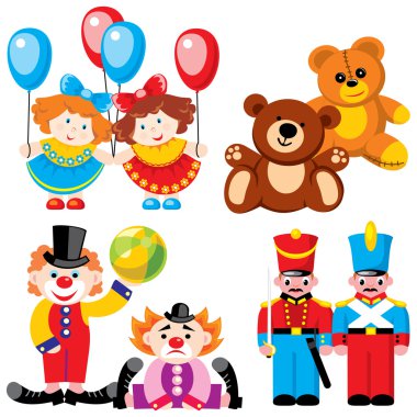 Toys - twins clipart