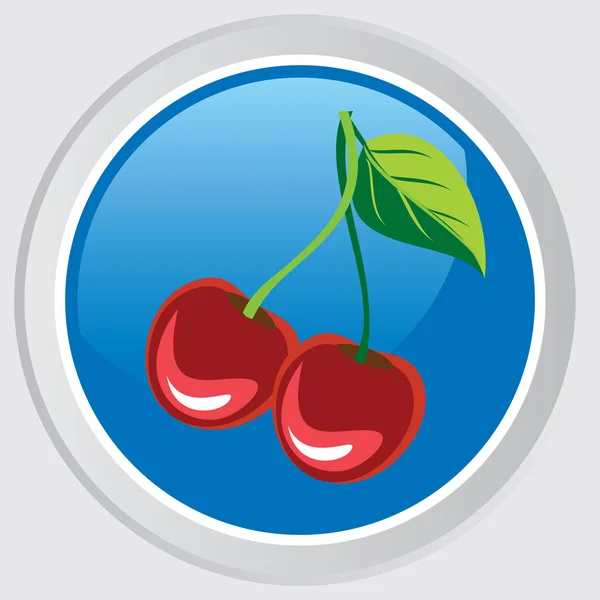 Pictograma Cherry — Vector de stoc