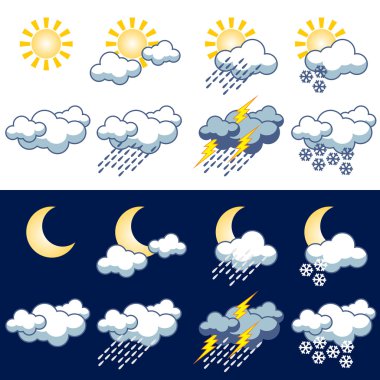 Icons weather clipart