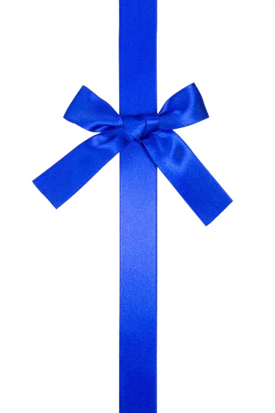 Modré vertikální pás karet s lukem — Stock fotografie