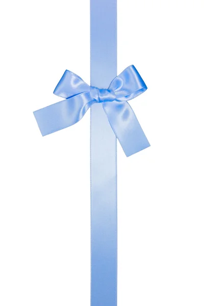 Light blue vertical ribbon — Stock Photo, Image