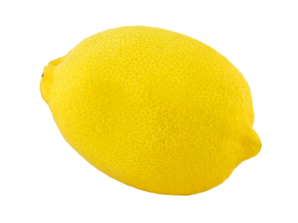 新鲜柠檬在白色上分离出来 — 图库照片
