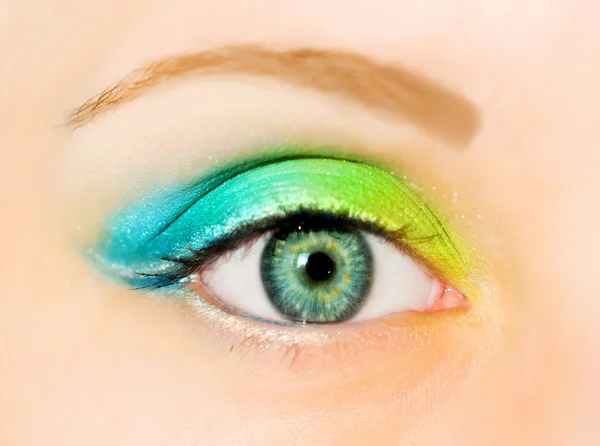 Oczu z makijażu — Zdjęcie stockowe