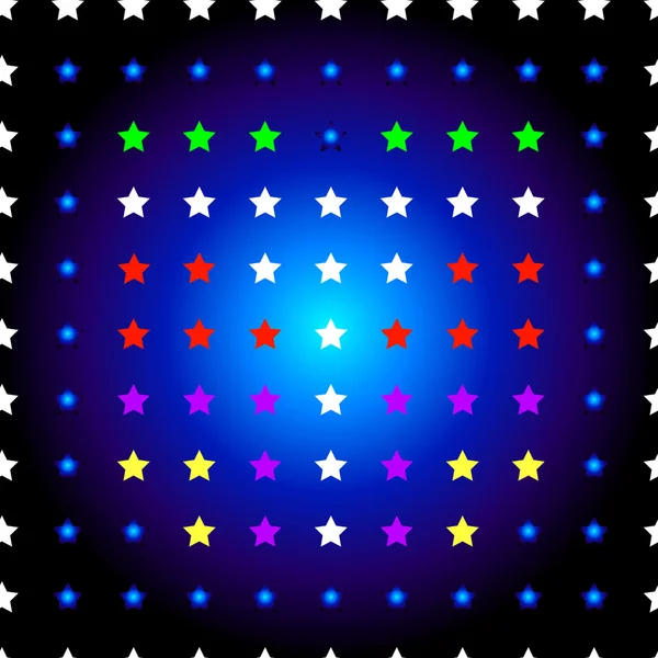 Naadloze patroon textuur - sterren — Stockvector