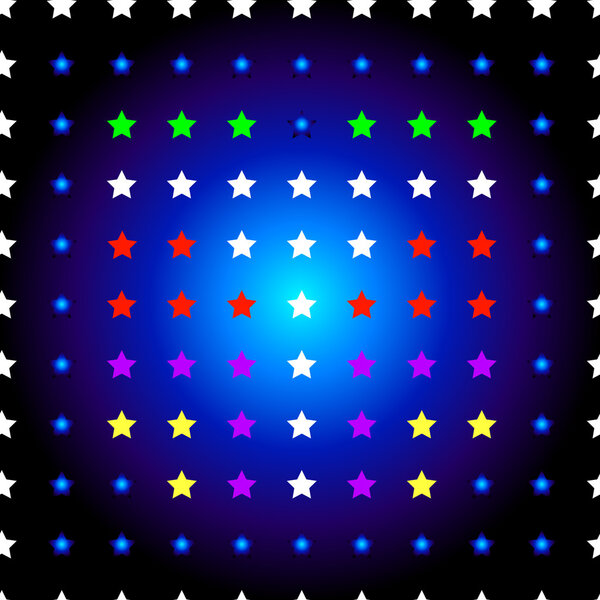 Бесшовная текстура рисунка - звезды
