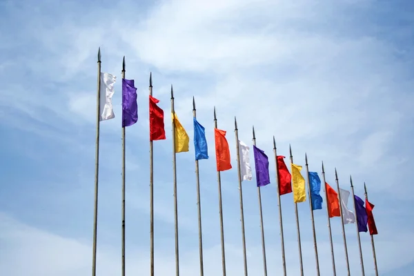 Colored flags — Stock Photo, Image