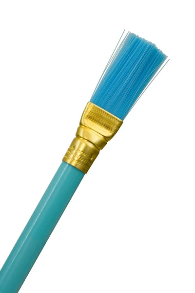 Pincel azul, close-up — Fotografia de Stock