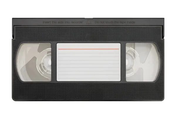 Cassete de vídeo em branco — Fotografia de Stock