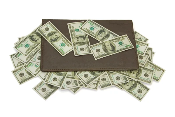Wallet and money — Stock Photo, Image