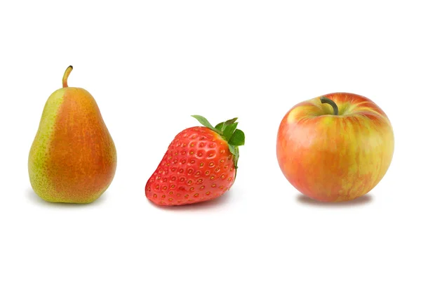 Grupp av frukter — Stockfoto