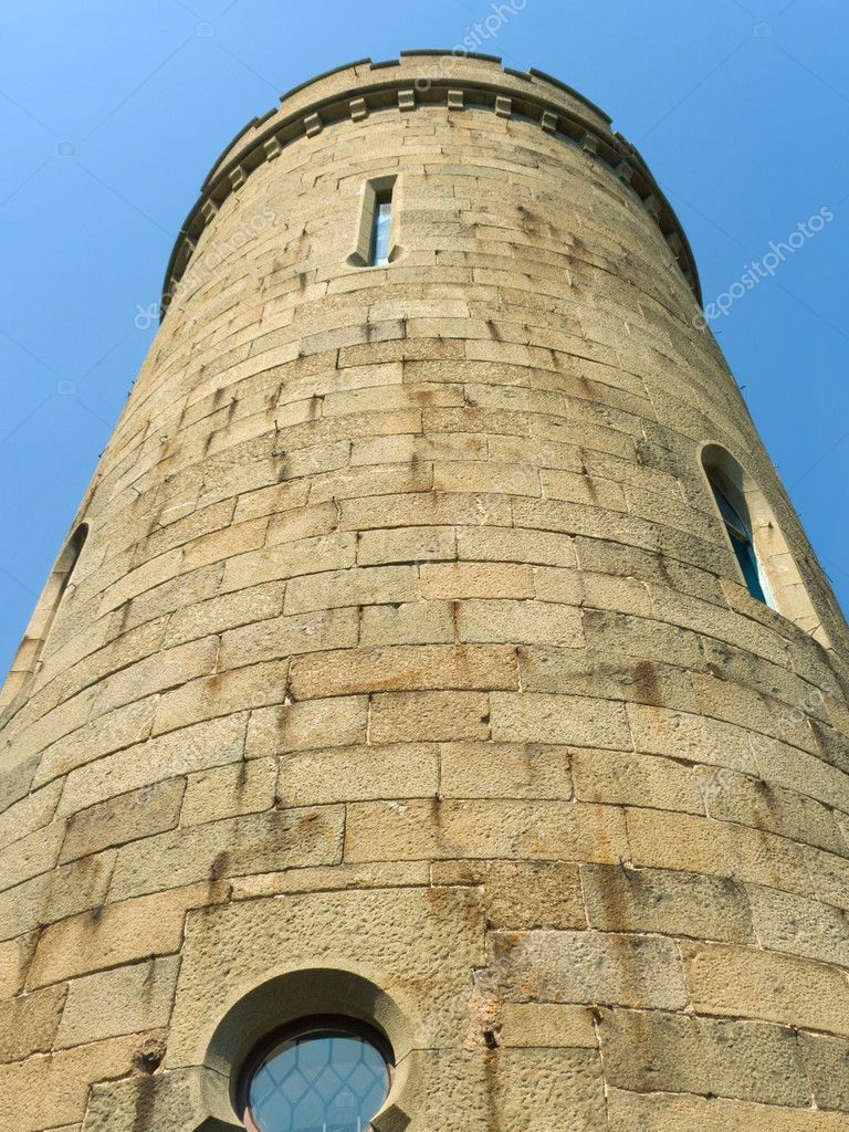 Stone tower of old castle — Stock Photo © Violin #3930283