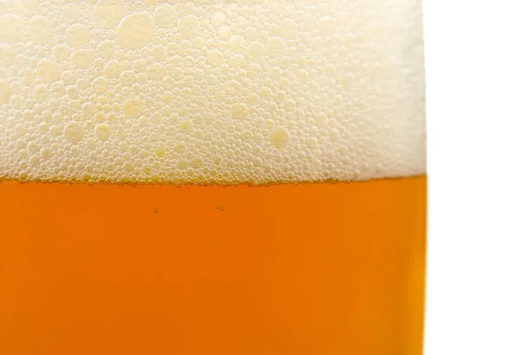 Bardak bira, yakın çekim — Stok fotoğraf